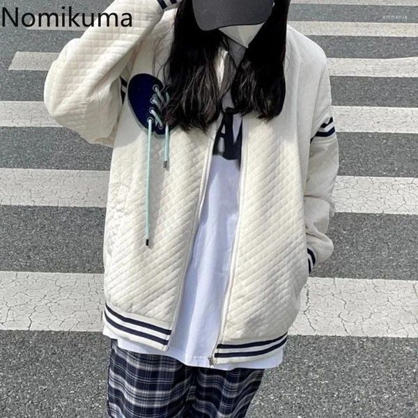 Jackets femininos coreanos vintage harajuku streetwear bf hip-hop tops grandes bandagens moda casual y2k roupas para adolescentes