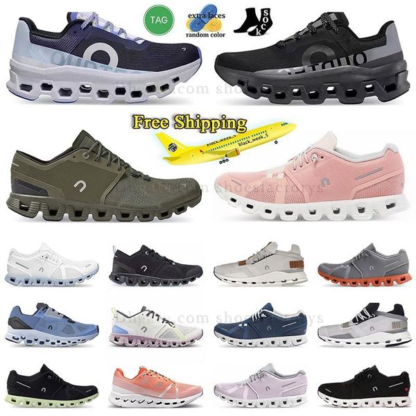 Scarpe casual di cloud di alta qualità maschile spedizione gratuita in corsa QC nuvole sneaker allenamento Federer e addestramento di uomini blu grigio nero