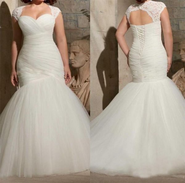 Piatti di applique in pizzo abiti da sposa a basso costo per la manica del treno abito da sposa con abiti da sposa sirena più taglia9435208