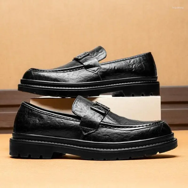 Платье обувь Moccasins Fashion Men's Formal Wear Designer Designer Brand костюм кожа