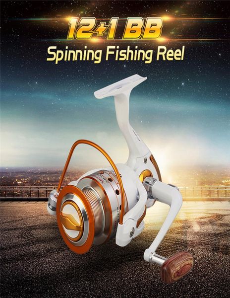 Yumoshi BX5009000 Spinning Fishing Roll 13 BB Fischerei REEL LEFTRIGHT GRUND METAL WOIL Spinning Reel Boot Felsrad 9202038