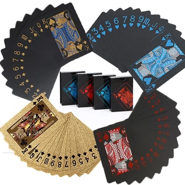 GAMBLING 1pc Waterproof Plastic Poker Giochi di giocatore di carte da tavolo per animali domestici Halloween/Giorno del Ringraziamento/Regalo di Natale