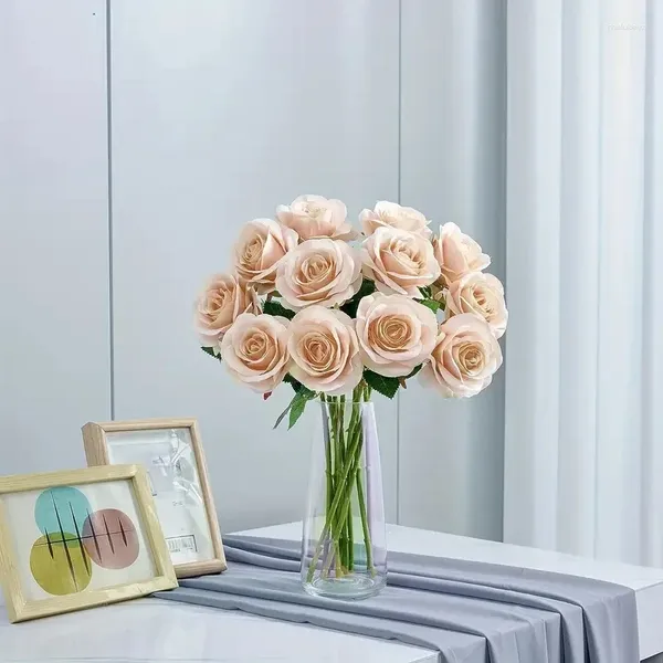 Flores decorativas 10pcs