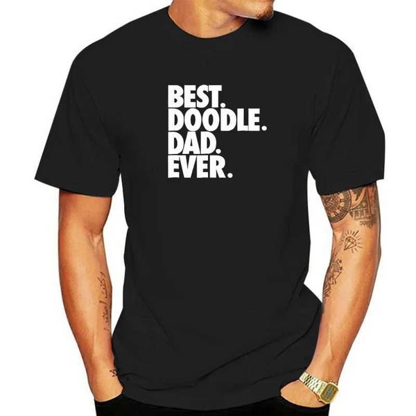 T-shirt da uomo Goldendodle Black Goldendodle-Best Graffiti Dad R dà alle tendenze maschili 2019 J240426