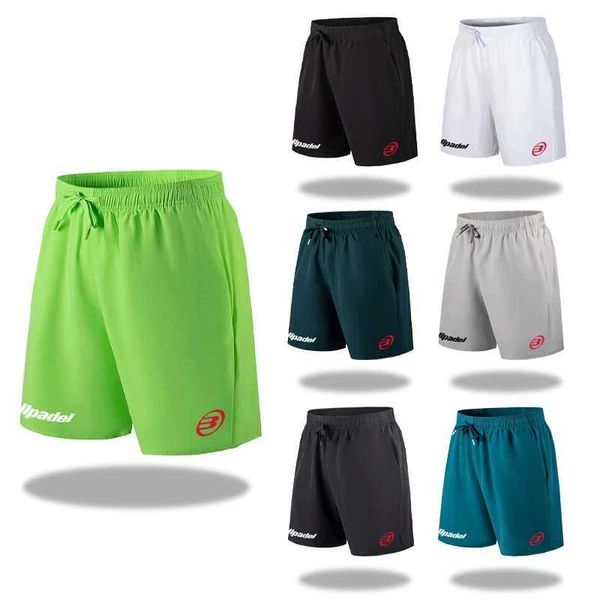Мужские шорты New Mens Padel Sports Shorts Summer Hethable Tennis Quick Drying Badmonton Blouss на открытом воздухе спортивная одежда Q240427