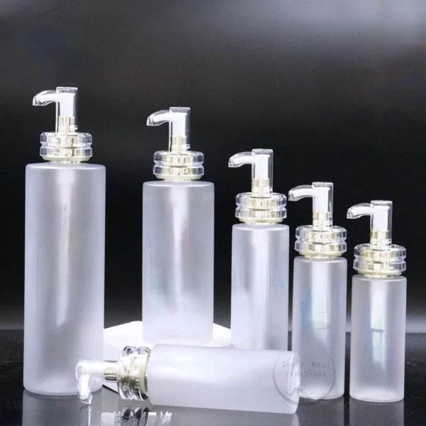 100ml 150ml 500ml Doldurulabilir Amber Şampuan Duş Jel Boş Şişeler Pompa Saç Kremi Gövde Yıkama Dağıtıcı 240425