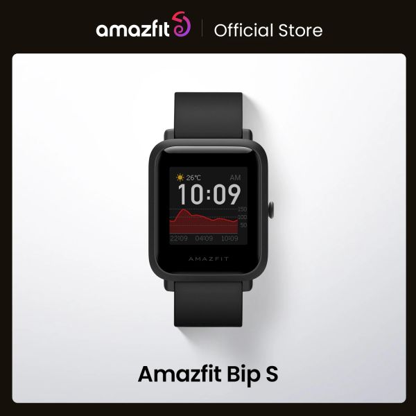 Uhren renoviertes globales Amazfit Bips Smartwatch 5ATM wasserdichte GPS -Glonass Smart Watch for Android iOS Phone