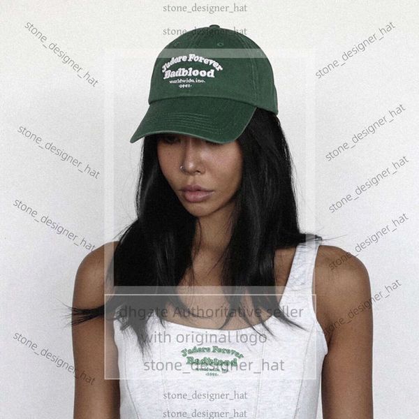 Chapéu de grife coreano Badflood Casal branco Hard Top Baseball Hat Feminino Primavera/Verão Chapéu de Longue dos Meninas 8033