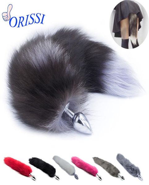 Puntetti anali metal Orissi Fox Tail Plug Toys Erotic Butt Plug Toys Sex Plugs for Woman and Men Sexy Butt Plug Sex Toy per adulti Y181108024212956