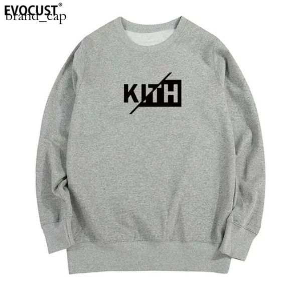 Designer di felpe con cappuccio maschile Kith Fashion Streetwear Kith Coppia di studentessa Instagram Student Teenage femminile da donna Tround's Round Neck Classic Clothing 4125 4125