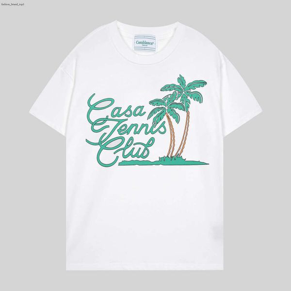 Casablanca Cirta Casa Blanca Men Tshirt Designer Tshirts Casablanc Shirt Casaul Tee Size S-3xl 4538