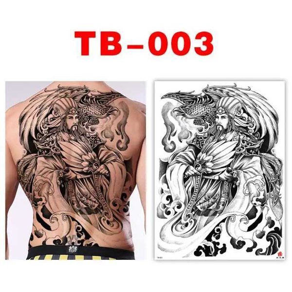 Trasferimento di tatuaggi EW6X FULLA DISTRO COMMERCIALE AMPIANTO TEMPOLATO TATTOO MENS LION King Snake Drago Ganesha Tiger Body Woman Waterproof Tattoo Art 240426