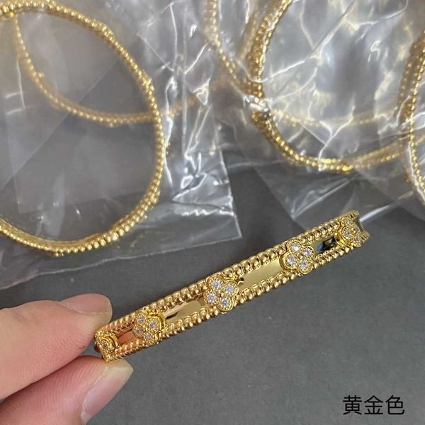 Bracciale designer di gioielli di moda V Gold Plating Material Materiale Caleidoscopio Bracciale Edizione Stretta Edizione Polisma di precisione Avanzata Diamond Hig