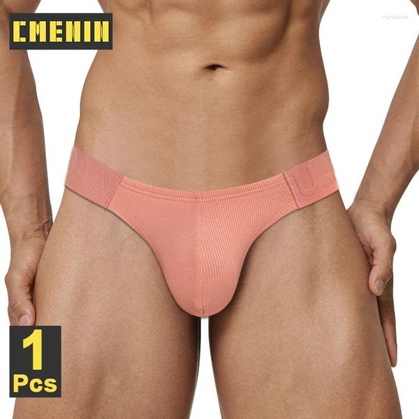 Underpants cmenin Men Briefs algodão u convexo calcinha masculina