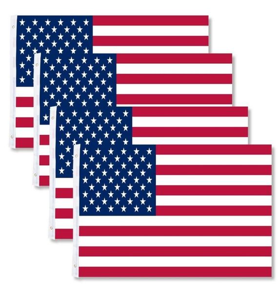 4pack 3x5 American Flags USA, Соединенные Штаты Америки US Stars7803605