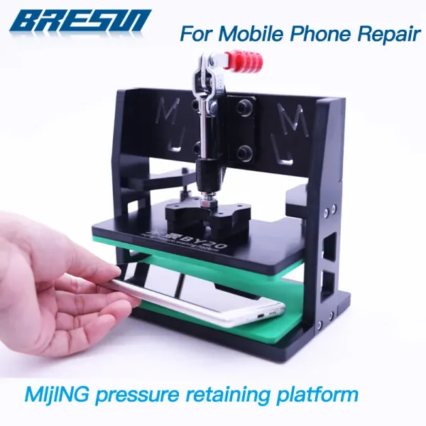 Barbeadores mijing by20 Plataforma de retenção de pressão universal para reparo de comprimidos para celular Reparação de tablets LCD / tampa traseira cola de cola de cola