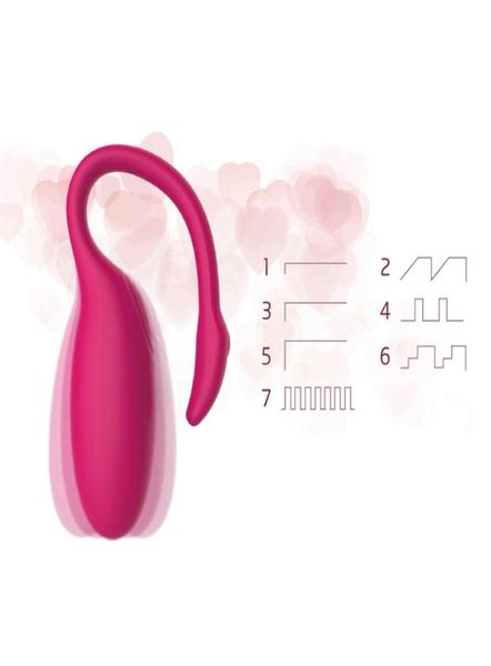 Novo aplicativo de controle remoto de massageador inteligente do Bluetooth Intelligent com estímulo GSPOT Orgasmo sexual ABS brinquedos sexuais para mulher Y181029345564