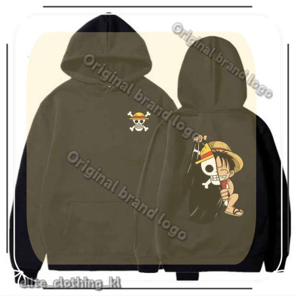 Anime One Piece Hoodies Männer Frauen modische Luffy Pullover übergroß