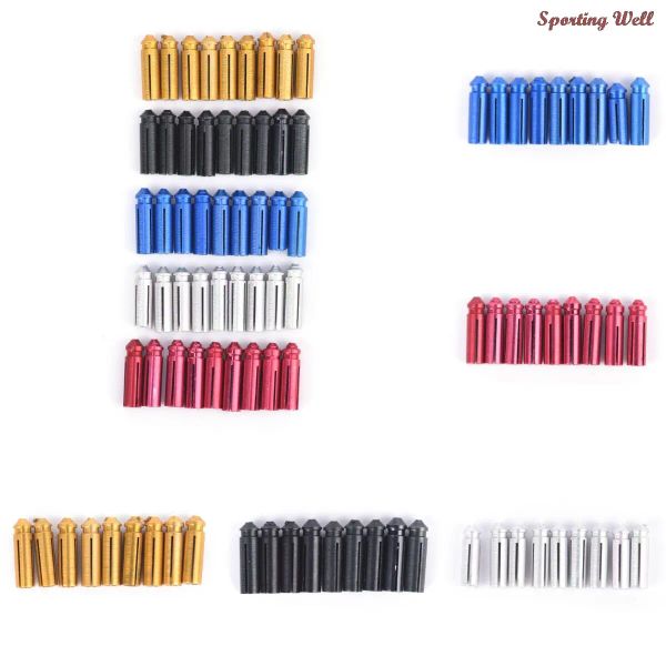 Darts 9pcs/Los Aluminiumlegierung Darts Flugspazer Dart Flügel Schwanz Beschützer Stahl Weichspitze Zubehör 5 Farben