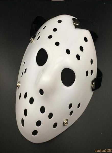 Maschera di uomini porosi bianchi di Halloween Jason Voorhees Freddy Horror Movie Hockey Maschere spaventose per le donne da festa Masquerade Costumi4725757