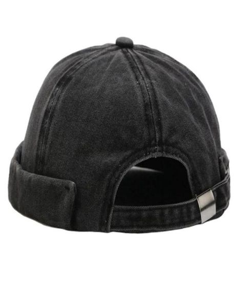 Beanieskull Caps Vintage Street Dance Hip Hop Hut Verstellbare randlose Melonenmütze für Unisex1247224