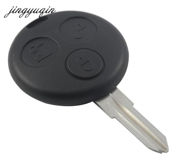 Für Smart Fortwo Key Shell 3 Knöpfe Uncut Blade Remote Car Key Deckhülle Ersatz1323455