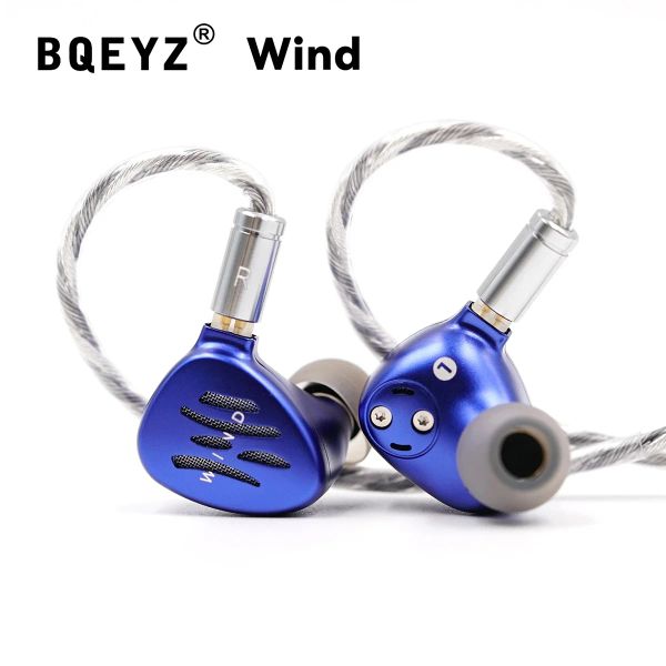 Наушники BQEYZ WIND HIFI НАСПРАВЛЕНИЕ 1DD+1BC Гибридный драйвер с костной проводимостью в ушном мониторе студий