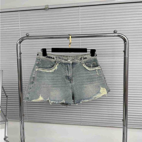 Shorts Fashion Furs for Made Old Xiaoxiangfeng Gambe con micro vita Mostra lungo di ricamo Rage Denim Women Cabpo