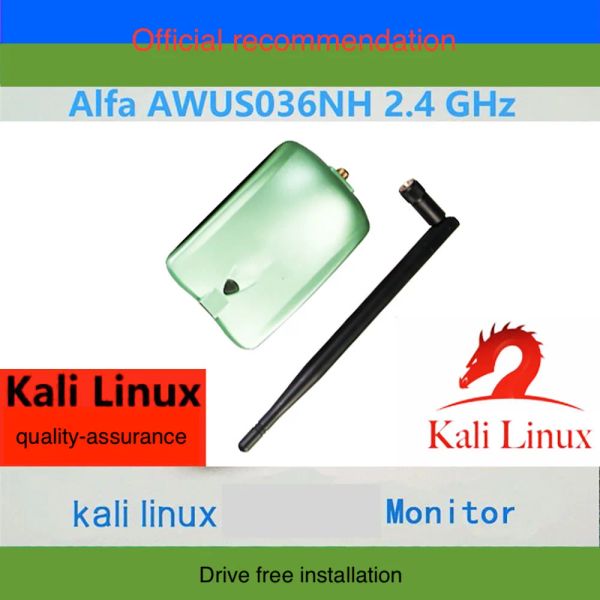 Cards Ralink 3070L Chipset 2000MW Scheda di rete wireless ad alta potenza Adattatore Wireless Wireless con antenna 5db Alfa Awus036nh