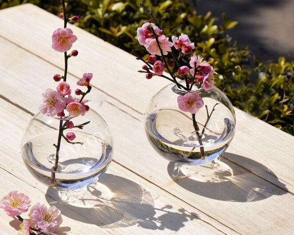 Vaso di vetro di cristallo con pentole a fiori di fiori decorazioni per la casa vasi decorativi moderni per la festa della festa del pesce ciotola di serbatoio di pesce HWD412727251