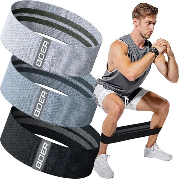 Equipments 3pcs Fitness Lastik Band Elastik Yoga Direnç Bantları Set Hip Circle Genişletici Bantları Spor Salonu Fitness Goty Band Ev Egzersiz