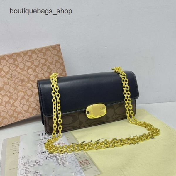 Designer de couro de luxo Brand feminina Bolsa Designer de bolsa novo Mazda ombro único Bolsa de corrente de Chain Chain Underxul