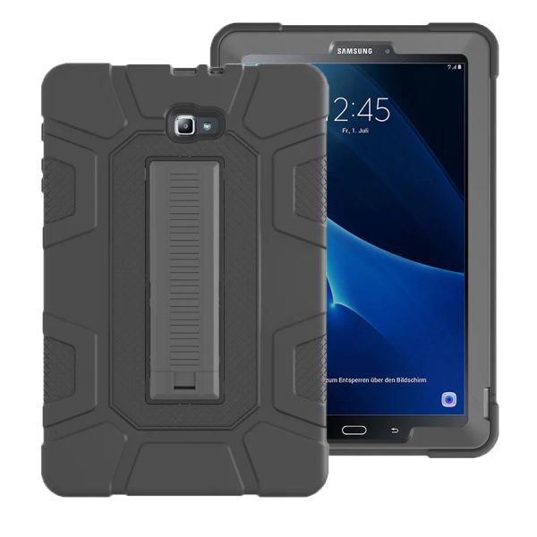 Caso Caixa de armadura à prova de choque de borracha de silicone para Samsung Galaxy Tab A6 10.1 2016 T580 T585 SMT580 SMT585C CASA