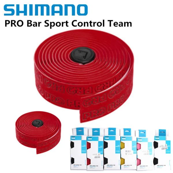 Acessórios Shimano Pro Handlebar Tape 200x30mm Sport Control Team Eva Cork Antiskid Dead Speed Road Bike Bicycle Silicone Box Box