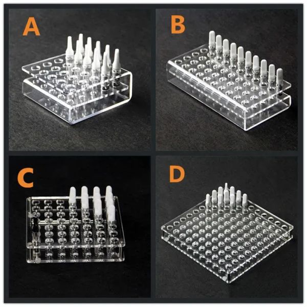 Atomizzatore a cartuccia all'ingrosso ECIG CE3 Atomizzatore Batteria Acrilico Acrilico Case trasparente Case da 11 mm foro per vaporizzatore 92A3 O Pen 510 Serbatoio dell'olio mostra ZZ