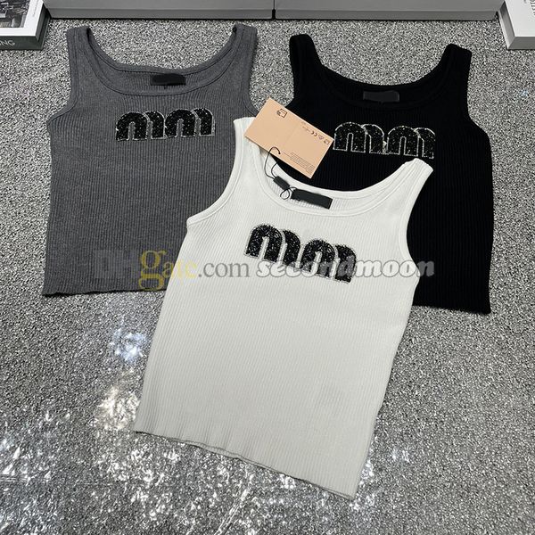 Mulheres tanques esticados Top coletor de cristal brilhante verão respirável esporte superior malhas sem mangas ao ar livre camisetas