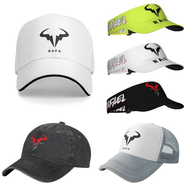 Best de softball Best Seller Rafa Nadal Logo Logo Merch Unissex Casquette Caps Hat Unique Design Oficial ao ar livre Capinho solar ajustável