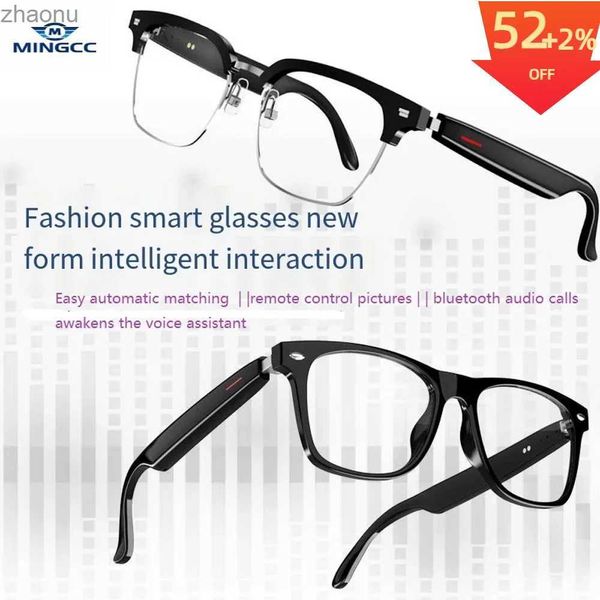 Occhiali da sole E13 Bluetooth Smart Glasses con regolazione automatica auricolari wireless Bluetooth Occhiali da sole a luce anti -blu impermeabili