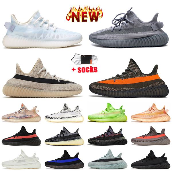 yeezy 350 Mono Ice Running Shoes Steeple Grey Slate Carbon Beluga Granite Bone Onyx Cloud White【code ：L】Trainers MX Oat Rock Cinder Sneakers