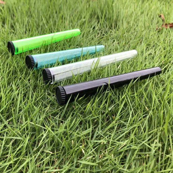 Plastic Doob Tube Stash Jar contenitore di erbe da 115 mm per la pillola per pillola per pillola con giunzione con giuntura per rotolo di arrotolante per sigaretta in 4 colori ZZ