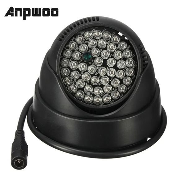 2024 ANPWOO 360 graus Gire 48 LED para LED de LED de assistência noturna infravermelha IR para CCTV Surveillance Security CameResecurity Camera Light