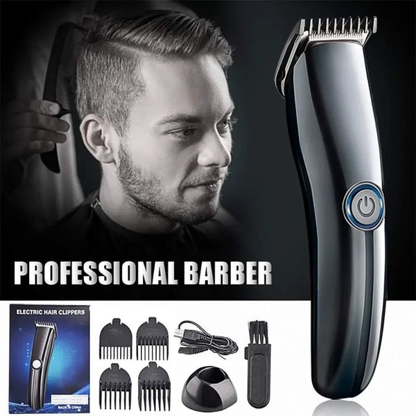 Cabelos aprimoros barba corpora avental masculino pano lombo nariz de orelha elétrica corte de bigode masculino Corte de cabelo slipper sem fio kit sem fio