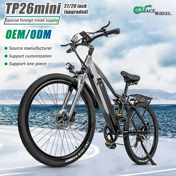 Fahrrad Aluminiumrahmen 750W 48 V 17AH Elektromotor 7 Geschwindigkeit Elektrisches Mountainbike/ 27/29 