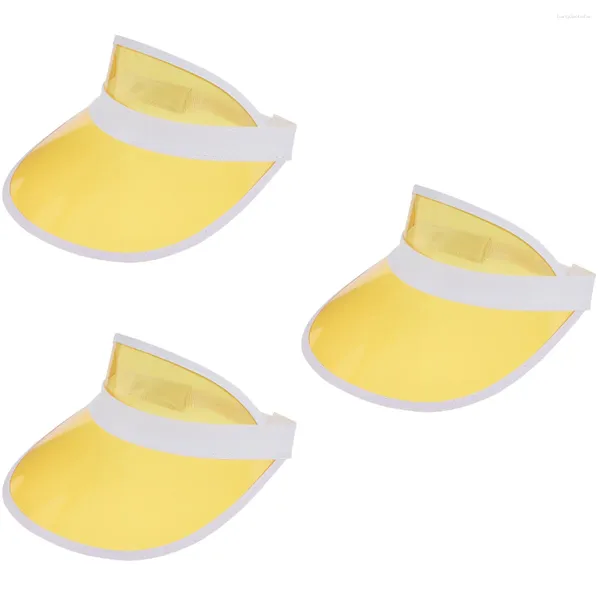 Boinas 3 peças anti-UV Visor Miss Miss Bonnet for Men Bonnets Kids Plastic Summer Use Hat Hat