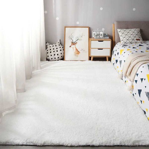 Tappeti moderni soggiorno spesso cashmere tappeto decorazione casa di lusso grande peluche non slittamento baglio