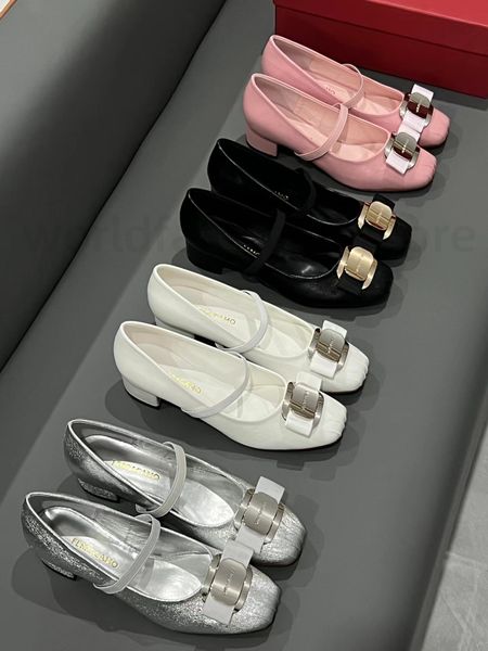 Fe Ballet Flats Flats Trade Designal Sandals для женщин роскоши Loafer Low Summer Подлинный кожаный танце