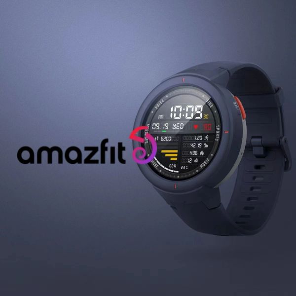 Relógios Amazfit Verge Smart Watch Global Version com tela AMOLED SLIEGE GPS IP68 INSTRUÇÃO DE 24 HORA DE RESPONSABILIDADES 9095NEW