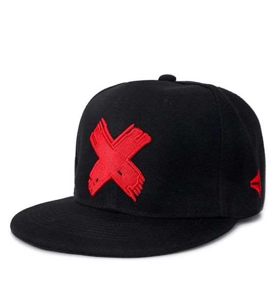 Drop -Marke Buchstabe X Snapback Cap Baumwoll Baseballkappe für Männer Frauen verstellbarer Hip Hop Dad Hut Knochen Garros7057594