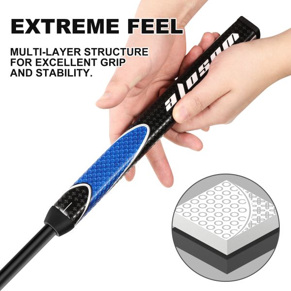 Produkte 1PC Golf Club Grip, PU Leichtes Griff, leichter Puttergriff, Golfzubehör und beste Trainingsausrüstung, Puttergriffe, Puttergriffe