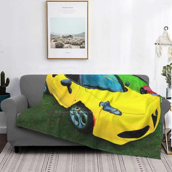 Cobertores Spidery Italian todos tamanhos de capa macia decoração de casa decoração de roupas de cama carros super exóticos 2010s